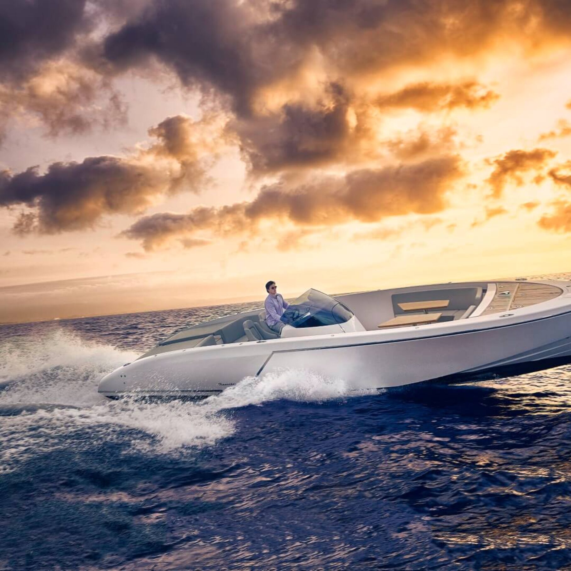 Frauscher 1017 GT Air a tengeren