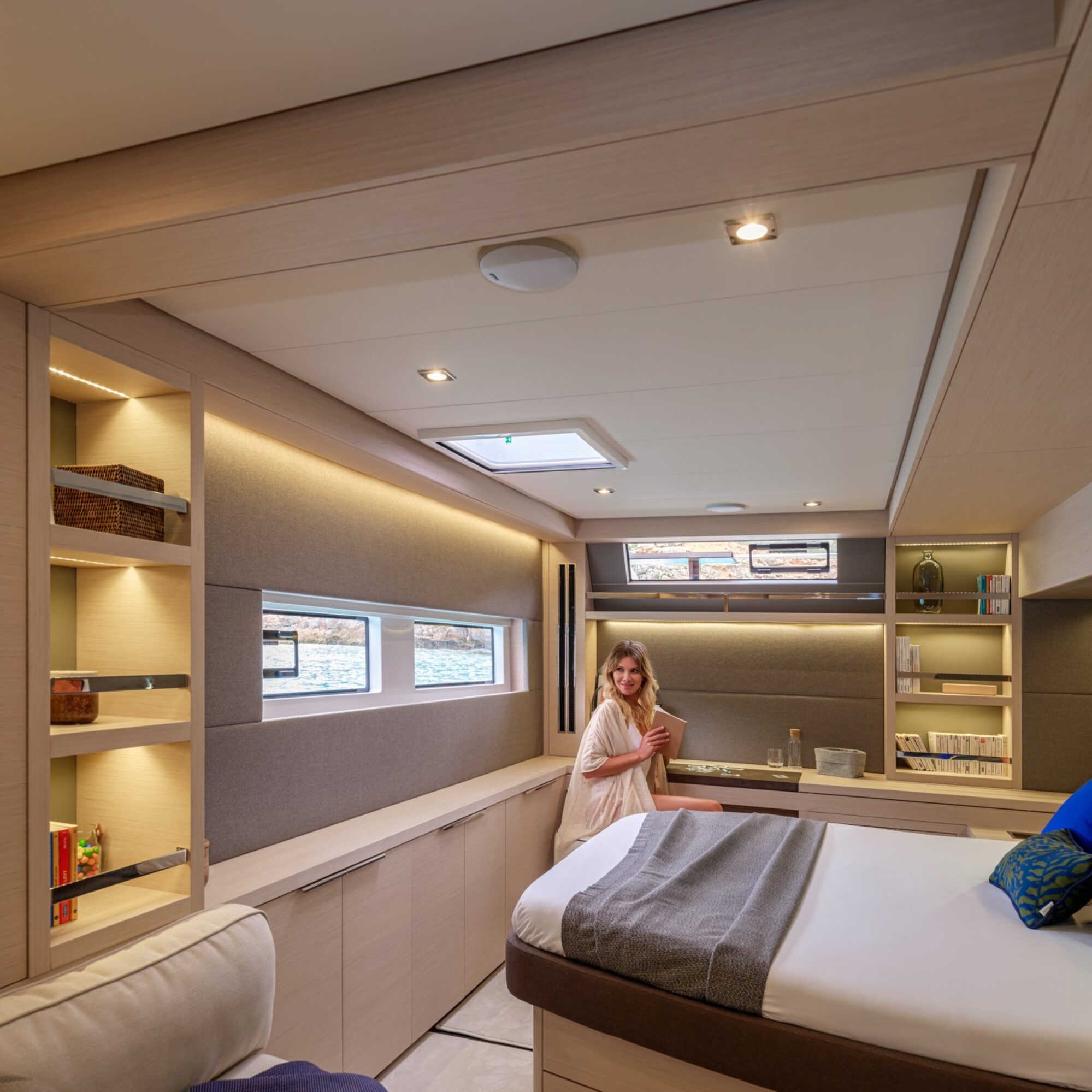 Unutrašnjost katamarana Lagoon 55