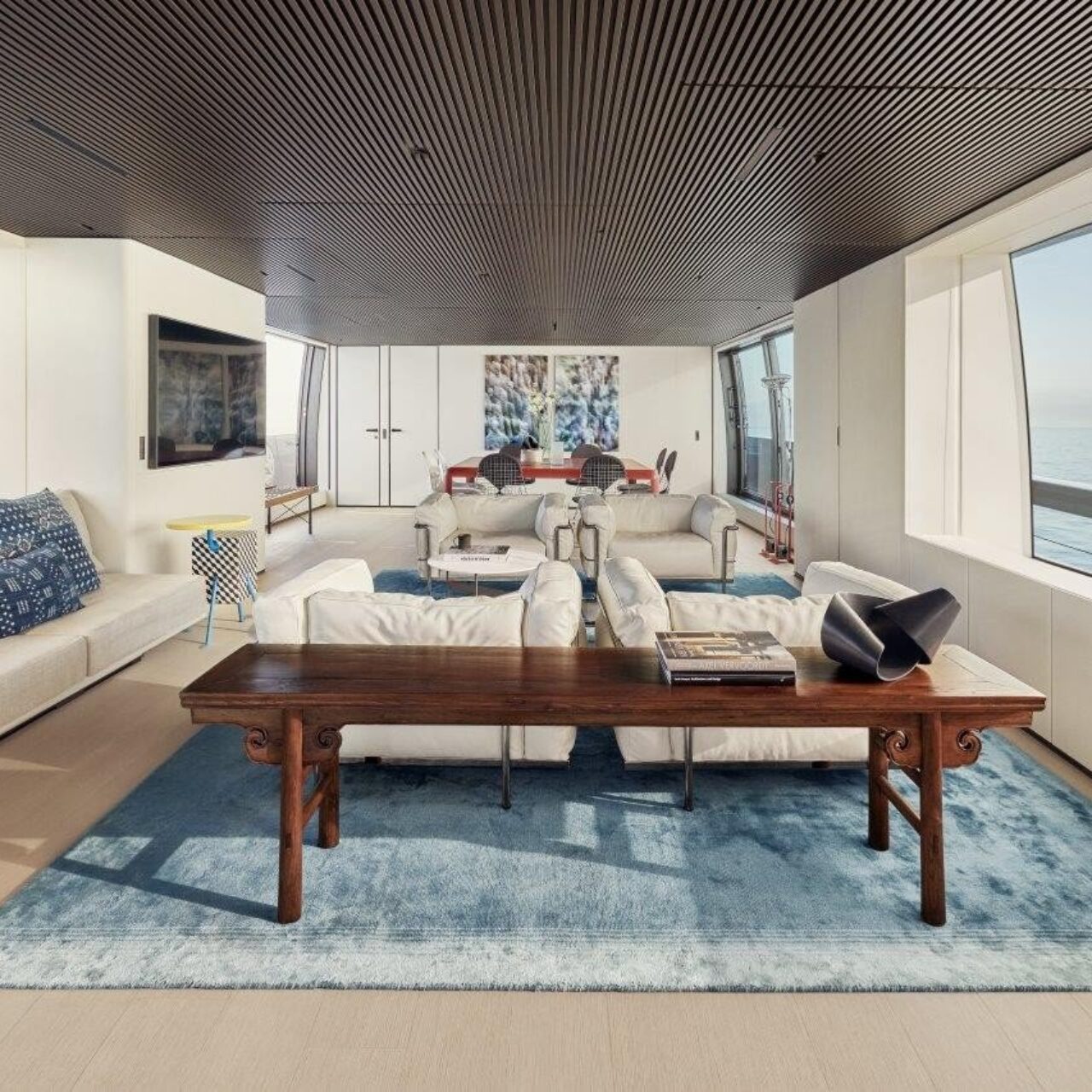 Sanlorenzo SP110 jacht belseje