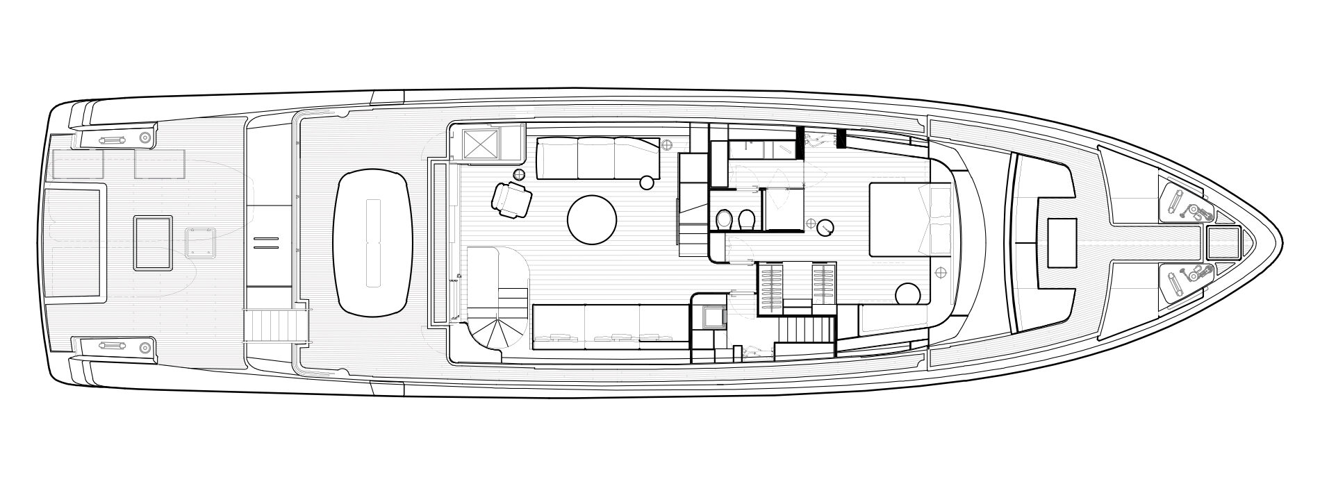 Sanlorenzo SX100 Yacht Übersichten-Design