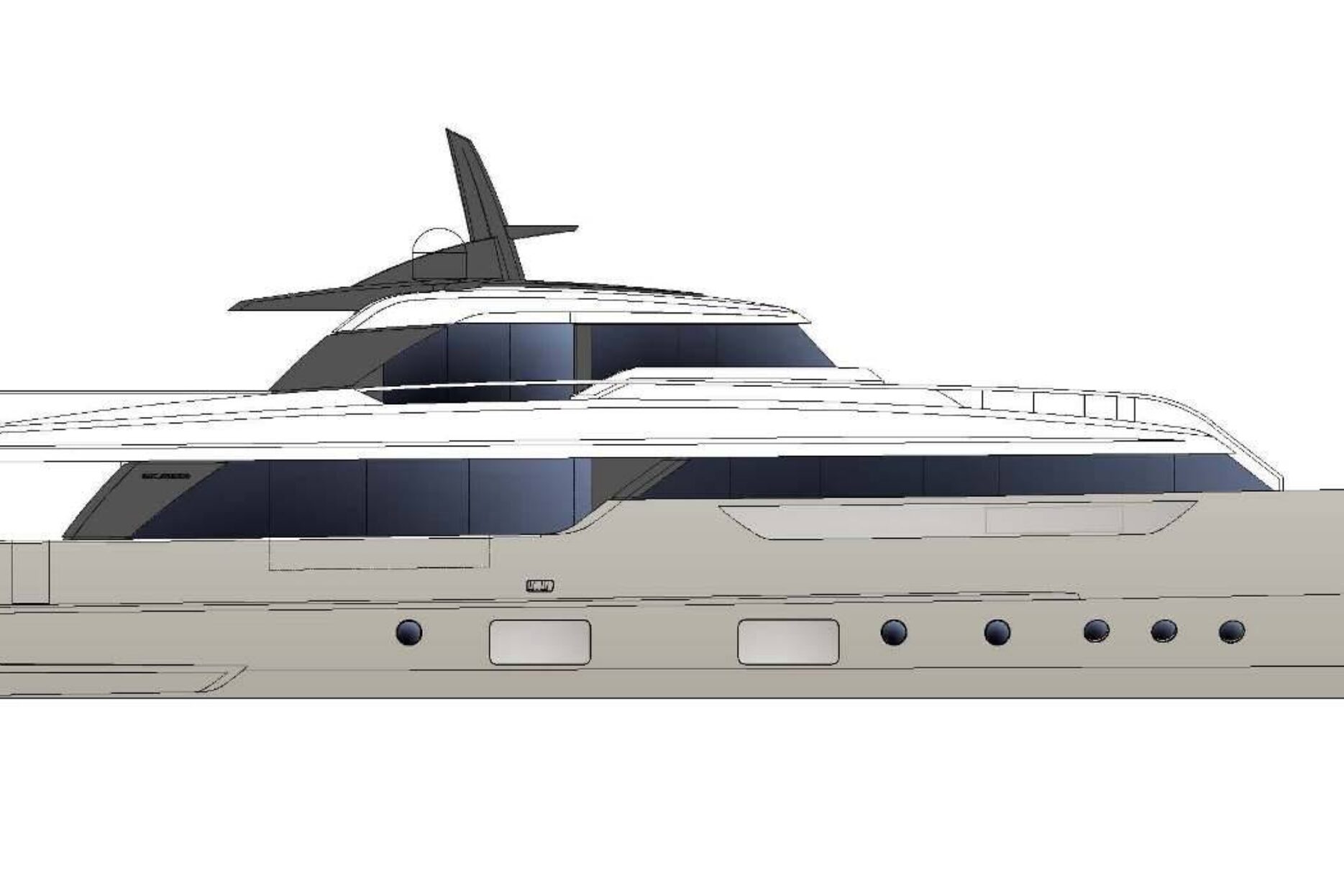 Sanlorenzo SD96 Áttekintés tervezési profil