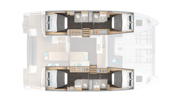 Pregled dizajna katamarana Lagoon 43