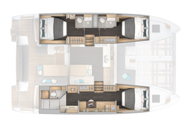 Pregled dizajna katamarana Lagoon 43