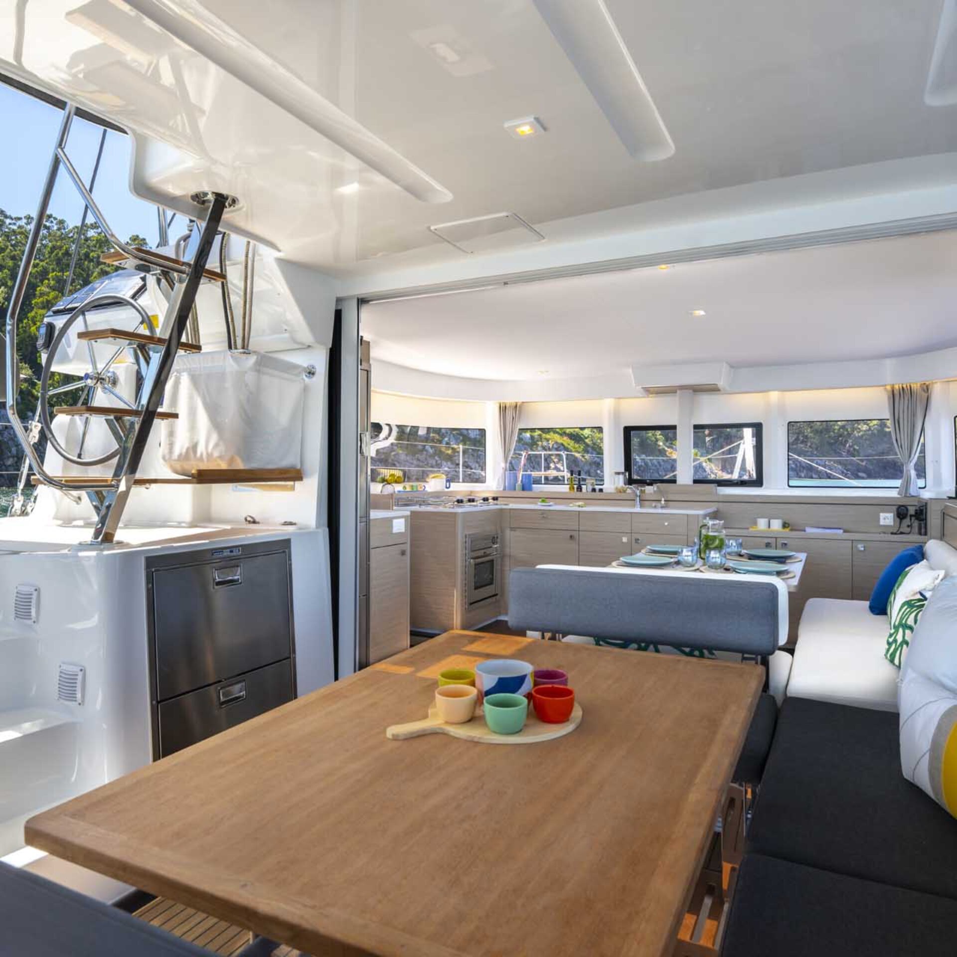 Unutrašnjost katamarana Lagoon 43