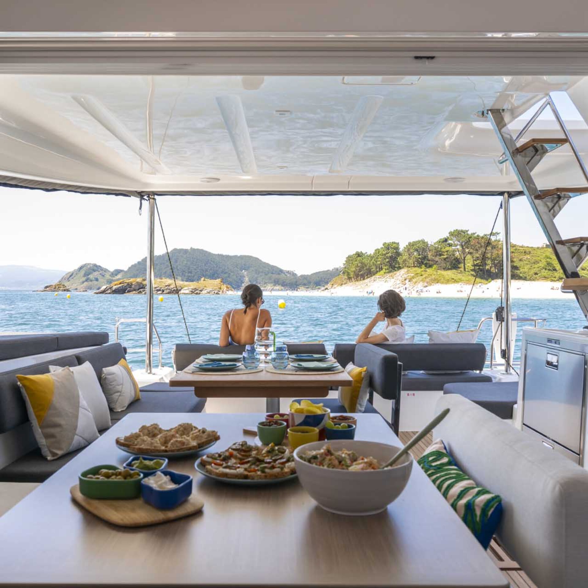 Unutrašnjost katamarana Lagoon 43